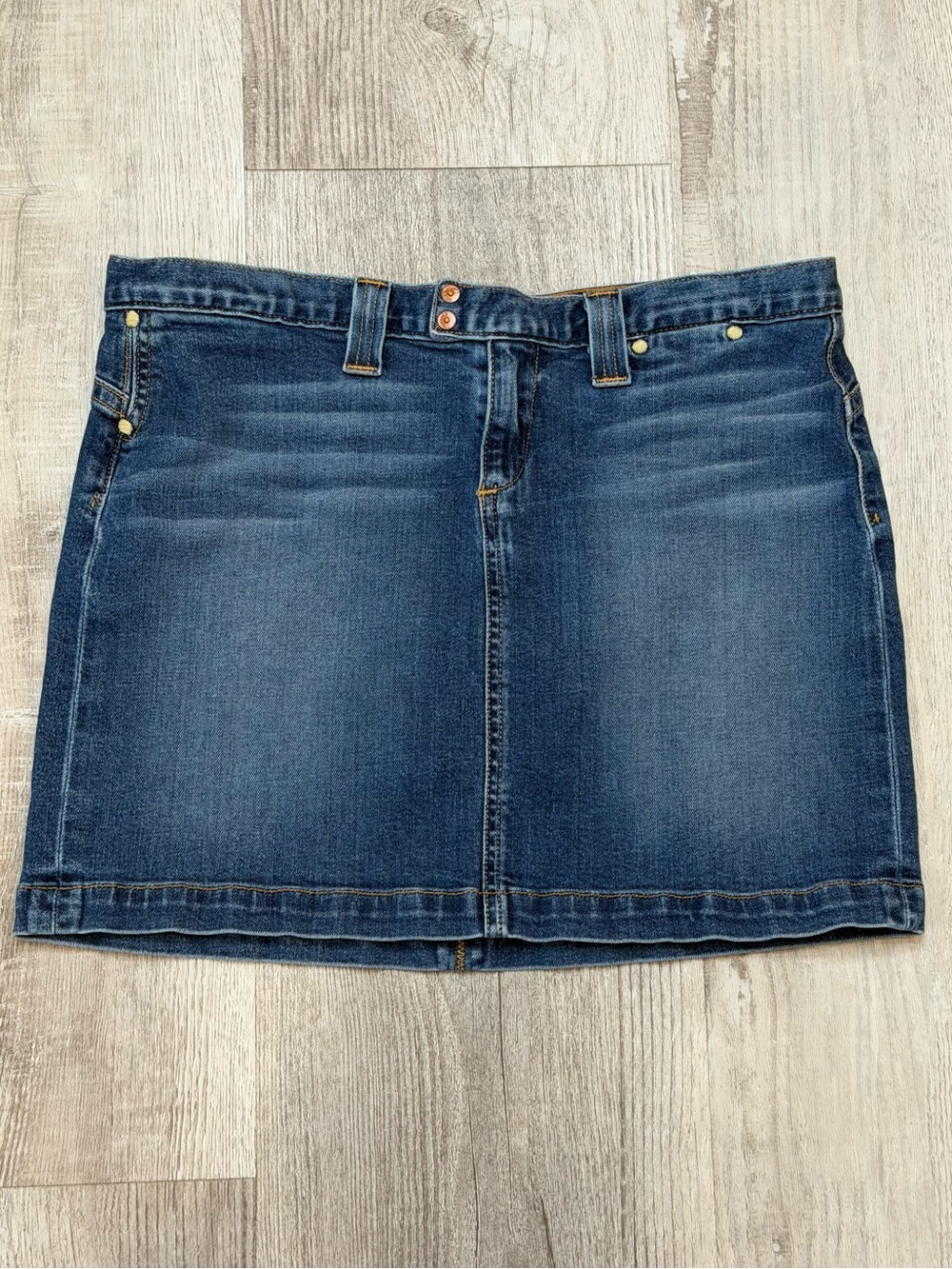 Vintage  AG Adriano Goldschmied "The Appeal" denim mini skirt size 28 Regular